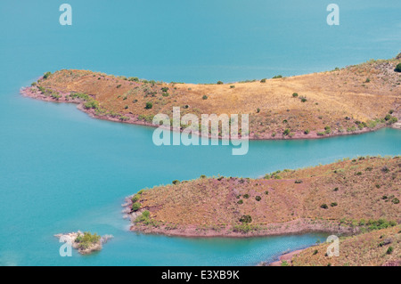Views of Zahara – El Gastor Reservoir, from Zahara de la Sierra town ...