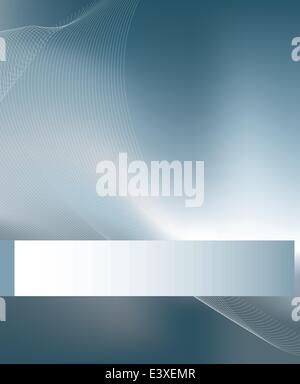 A modern abstract background using gradient mesh and blends. Stock Vector