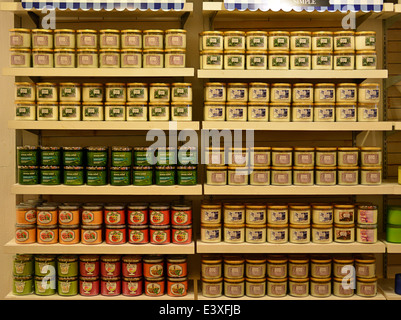 Scented candles for sale at a Bath & Body Works store on Austin Street in Forest Hills, Queens, New York City Stock Photo