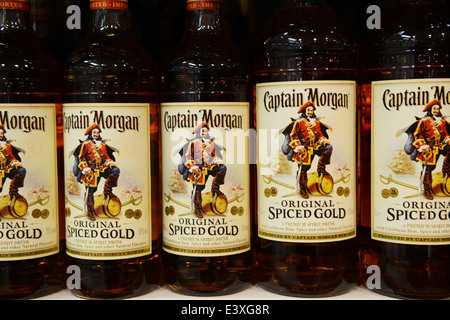 Captain Morgan Spiced Rum Stock Photo