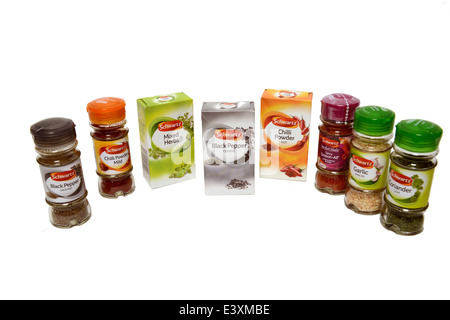 Schwartz Spice Range Stock Photo