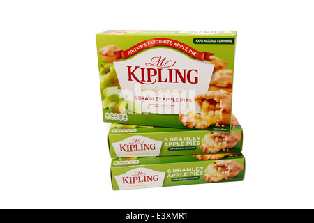 Mr Kipling Bramley Apple Pies Stock Photo