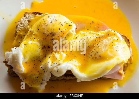 Eggs Benedict Stock Photo