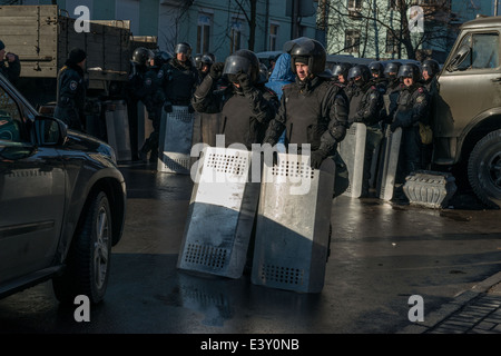 Scenes from Euromaidan in Kiev,Ukraine. Stock Photo