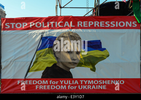 Scenes from Euromaidan in Kiev,Ukraine. Stock Photo