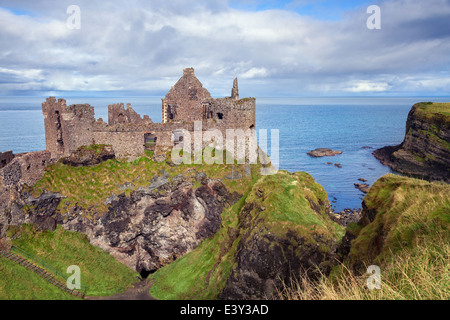 Dunluce castle, Antrim county, Northern Ireland Stock Photo