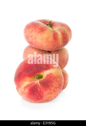 fig peach isolated on white background Stock Photo