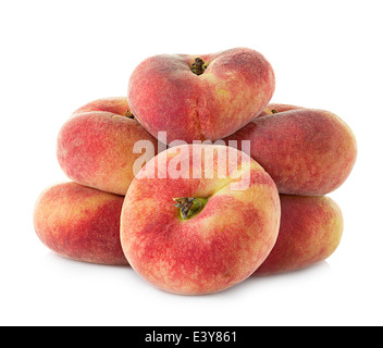 fig peach isolated on white background Stock Photo