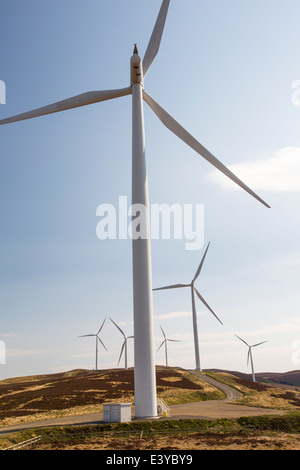 A wind farm in the Southern Uplands at Elvanfoot, Scotland, UK Stock ...