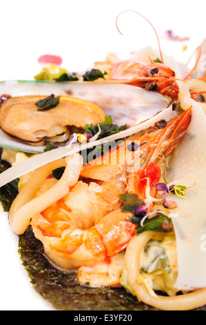 shrimp and oyster Stock Photo