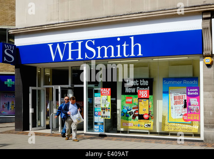 A branch of WH Smith Nottingham England UK Stock Photo
