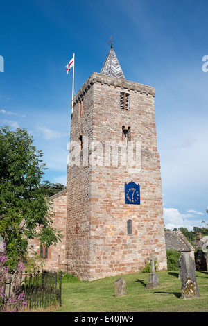 Church of Saint Lawrence, Morland, Cumbria, UK Stock Photo