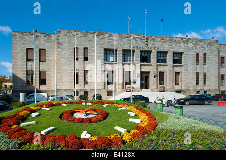 Griechenland, Dodekanes, Rhodos, Rhodos-Stadt, Neustadt, Rathaus Stock Photo