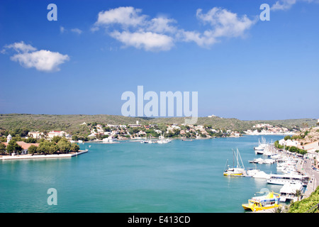 Mahon harbour, Menorca Stock Photo