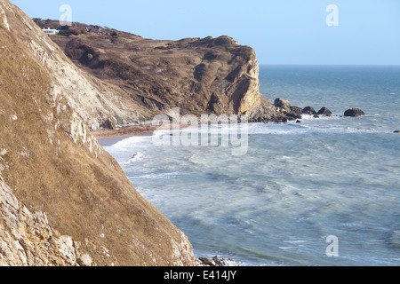 St. Oswald's Bay (Dordle door, Dorset Uk) Stock Photo