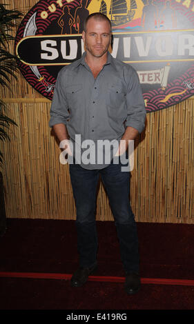 Survivor Blood vs Water Season Finale  Featuring: Sean Carrigan Where: Los Angeles, California, United States When: 15 Dec 2013 Stock Photo