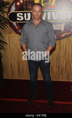 Survivor Blood vs Water Season Finale  Featuring: Sean Carrigan Where: Los Angeles, California, United States When: 15 Dec 2013 Stock Photo