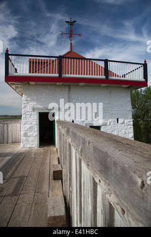 Fort Union Trading Post National Historic Site. Stock Photo