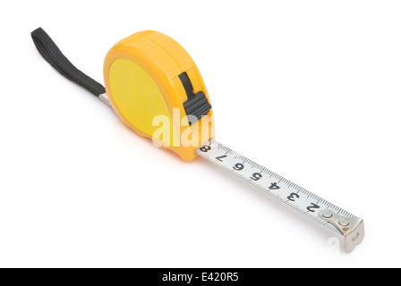 tape measure with clipping path Stock Photo