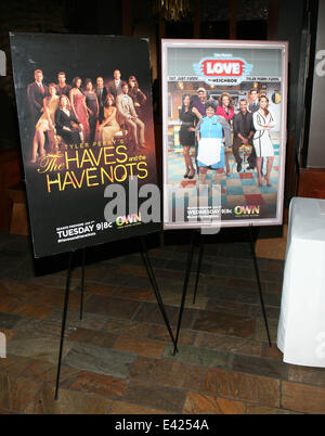 Screening of the Season Premiere of OWN's and Tyler Perry's “The Haves and the Have Nots” And A Sneak Peek of “Love Thy Neighbor”  Featuring: Atmosphere Where: New York, New York, United States When: 06 Jan 2014 Stock Photo