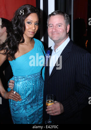 Countess Michelle Czernin Von Chudenitz's Birthday party  Featuring: Vaja,Todd Shoemack Where: Beverly Hills, California, United States When: 09 Jan 2014 Stock Photo