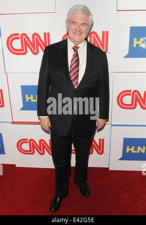 CNN Worldwide All-Star Party at TCA  Featuring: Newt Gringrich Where: LA, California, United States When: 11 Jan 2014 Stock Photo