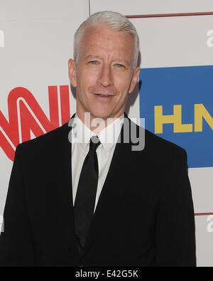 CNN Worldwide All-Star Party at TCA  Featuring: Anderson Cooper Where: LA, California, United States When: 11 Jan 2014 Stock Photo