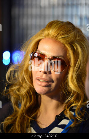 Ivy Queen makes an appearance at Score nightclub to promote her new album 'Musa' and talk about her 'Viva Puerto Rico' Tour  Featuring: Ivy Queen Where: Miami Beach, Florida, United States When: 14 Jan 2014 Stock Photo