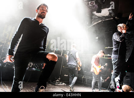 The Blackout perform their second show at London's O2 Islington Academy  Featuring: Sean Smith,Gavin Butler,Matthew Davies,Rhys Lewis Where: London, United Kingdom When: 18 Jan 2014 Stock Photo