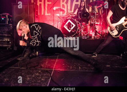 The Blackout perform their second show at London's O2 Islington Academy  Featuring: Sean Smith Where: London, United Kingdom When: 18 Jan 2014 Stock Photo