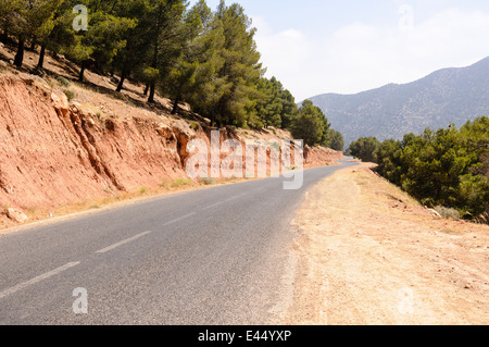 Scenic landscape at the Atlas Mountains, Morocco Stock Photo