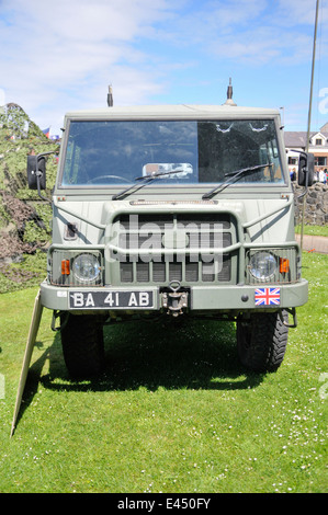 Pinzgauer 712M soft top, six wheel drive (6x6) high mobility military utility vehicle Stock Photo