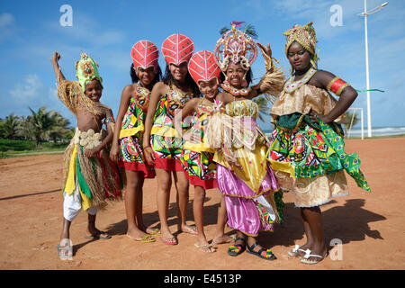 A group of teenage girls and boys dressed up ready for their school ...