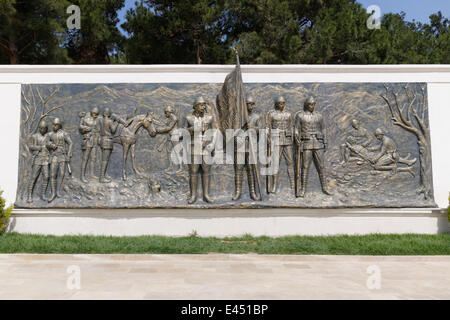 War memorial to the Battle of Gallipoli, Eceabat, Gallipoli Peninsula, Dardanelles, Thrace, Marmara Region, Turkey Stock Photo