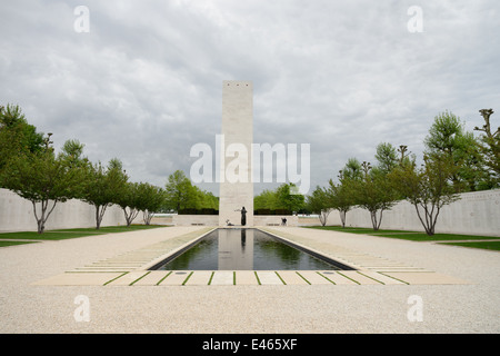 World War II USA Military Cemetery and Memorial in Margraten, The Netherlands, Europe Stock Photo