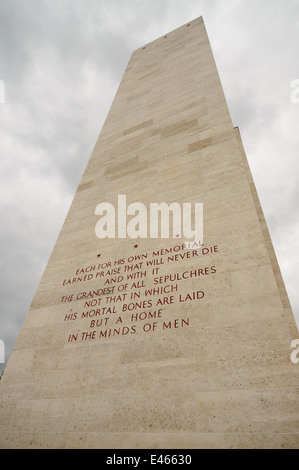 World War II USA Military Cemetery and Memorial in Margraten, The Netherlands, Europe Stock Photo