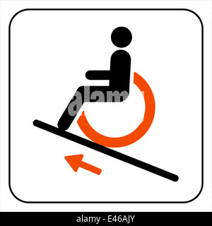 lift disabled icon  vector Stock Photo