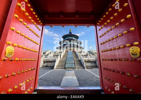 Beijing, China at Temple of Heaven. Stock Photo