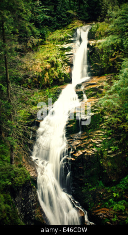 Kamieńczyk waterfall in Szklarska Poręba Stock Photo