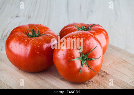 Ripe tomatoes Stock Photo