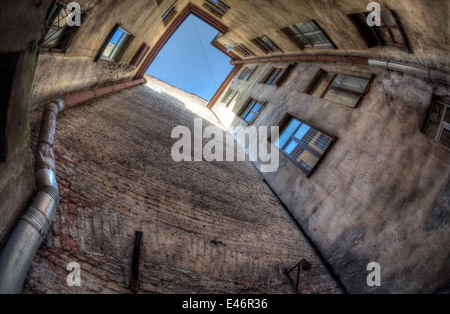 Old house in Saint-Petersburg Stock Photo