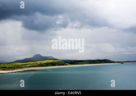 Criccieth Seafront, Gwynedd, North Wales Stock Photo