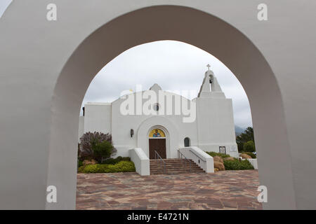 Saint Barbara Greek Orthodox Church in Santa Barbara, in May 2014. Stock Photo