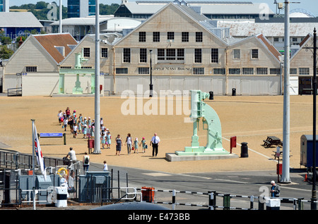 Chatham, Kent, England, UK. Chatham Historic Dockyard Stock Photo