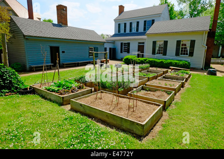 Alabama Constitution Village Herb Garden Huntsville AL US USA Stock Photo