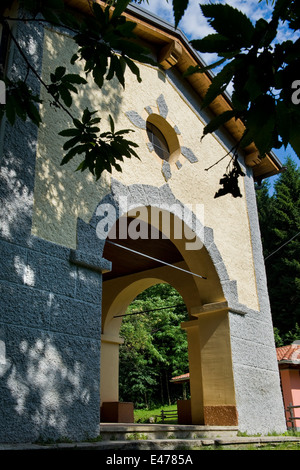 Italy, Lombardy, Villatico-Colico, St. Rocco Church Stock Photo