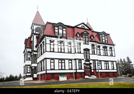 The Lunenburg Academy in Lunenburg, Nova Scotia Canada Stock Photo