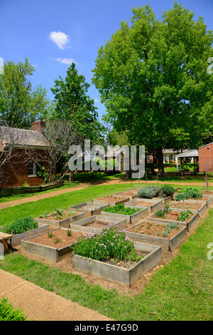 Alabama Constitution Village Herb Garden Huntsville AL US USA Stock Photo