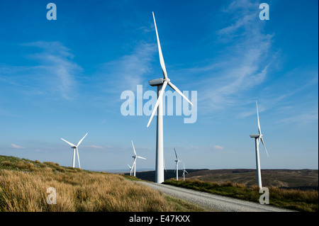 Cefn Croes windfarm Mid Wales UK Stock Photo