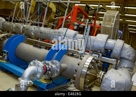 Aircraft engine test stand TU Berlin Stock Photo